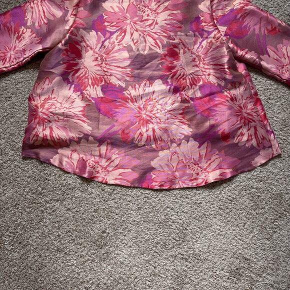 IC by Connie Abstract Floral Vintage Boho Jacket XL - Picture 14 of 16